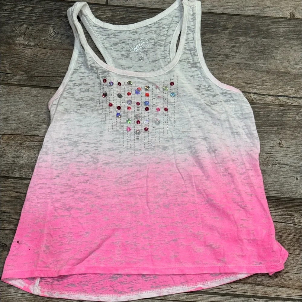 Justice Gray and Silver Tank Top​
